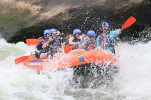Riverrafting i bjergene i Toscana. Aktiv ferie i Toscana.